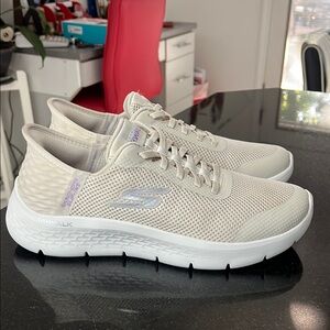 Skechers Cream Sneakers Lightweight Breathable Design